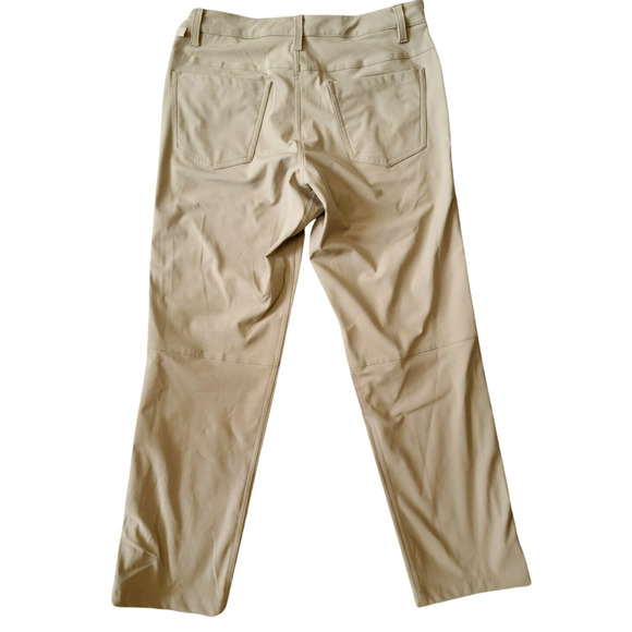 Lululemon Men's Tan ABC Pants Size 28x26 - Picture 2 of 2